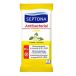 Septona Lingettes humides antibactériennes au citron 15 pièces