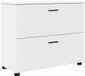 vidaXL Badkamerkast Wit 76,5 x 35 x 64 cm Bewerkt hout & Metaal