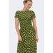 ONLY Midi jurk met stippen - groen