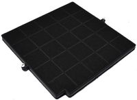 AllSpares Koolstoffilter voor afzuigkappen geschikt voor Airforce AFFCAF16CS, F16 - Bosch Siemens Neff 17000822, HEZ381700 - Whirlpool AMC981 (256x261x16mm)