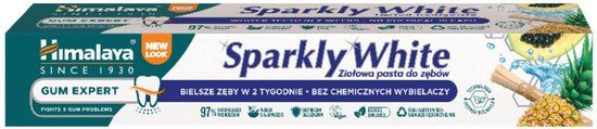 Himalaya Gum Expert Herbal Toothpaste Sparkly White Whitening Herbal Formula 75 ml