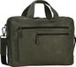 Leonhard Heyden Den Haag laptoptas 2-vaks 15 inch - Olijf