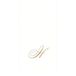 Caspari Signature Gold Initial H Paper Linen Gastendoeken, Witte Parel, Pack van 24