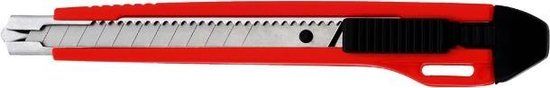 Westcott Premium afbreekmesje 9 mm met metalen snijgeleider - Rood