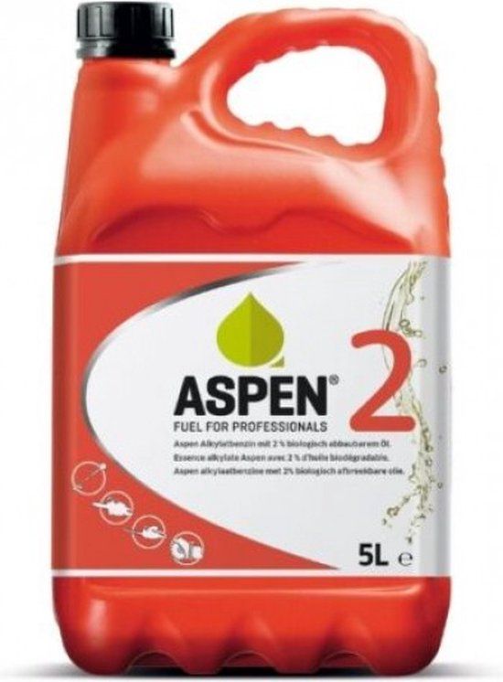 Aspen 2-Takt Brandstof - 5L - Rood