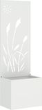 vidaXL Privacy Screen White 50 x 32 x 150 cm Cold Rolled Steel