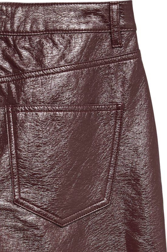 VERO MODA VMTESSA HR WIDE COLORED VINYL PANTS NOOS - Violet - Women - Wide Leg Fit - High Waist - 100% Viscose - EAN: 5715732140799