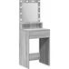 [Brand] Table de toilette avec étagère Gris Sonoma 50 x 41 x 135 cm
