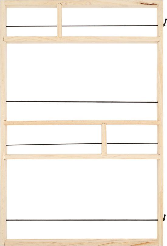QUVIO Wandrek met elastiek - Lichtbruin - 3 x 40 x 60 cm