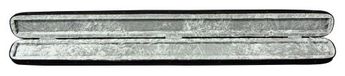 GEWA Cello Bow Case Black, Anthracite Velvet Plush Interior, Single Case