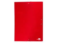 Liderpapel PY34 Project Folder, Cardboard, PVC, Red, Portrait, Elastic Band, 250 mm