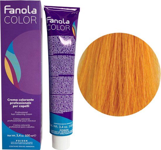 Fanola Cream Color Yellow 100ml - Permanent Hair Dye