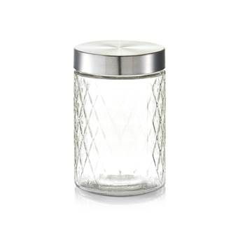 ZELLER Voorraadpot 1,2 L - Transparant - Glas