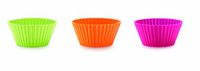 Lékué Muffin Cup, 80 ml, 12 stuks, verschillende kleuren
