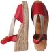 Toni Pons TEIDE-P | Leren espadrille met veiligheidssluiting en middelhoge sleehak - ROOD, 35
