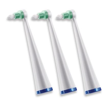 Waterpik SRIP-3 Opzetborstels - 3 stuks - Blauw, Groen, Wit
