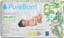PureBorn Luiers Bamboevezel Maat 2 32 Stuks