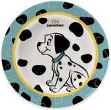 Egan 101 Dalmatiërs - set van 2 desertborden - blauw - 19 cm