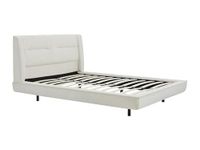 Vente-unique Bedframe stof beige 160 x 200 cm