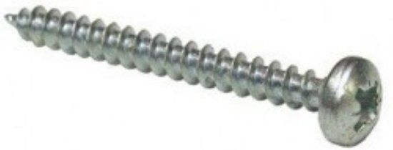 Deltafix Parkers Bolkop Cilinderkop Schroeven 4.8x13mm RVS A2 Kruiskop 16 Stuks