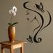 Sticker Mural Poisson Papillons 307x451 Cm Noir