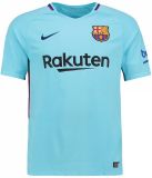Nike FC Barcelona Uitshirt Blanco 2017-2018 Kinderen 164