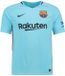Nike FC Barcelona Uitshirt Blanco 2017-2018 Kinderen 164
