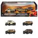 Matchbox Ontsnapping uit de woestijn, set van 4 metalen voertuigen (schaal 1:64) uit de film, verzamelset