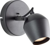 Brilliant Vertino Plafondspot Zwart GU10 1x5W 3000K