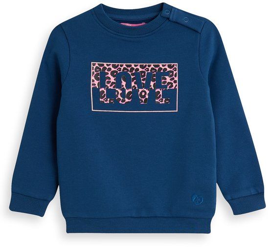 4PRESIDENT Sweater meisjes - Blue - Maat 92 - Meisjes trui