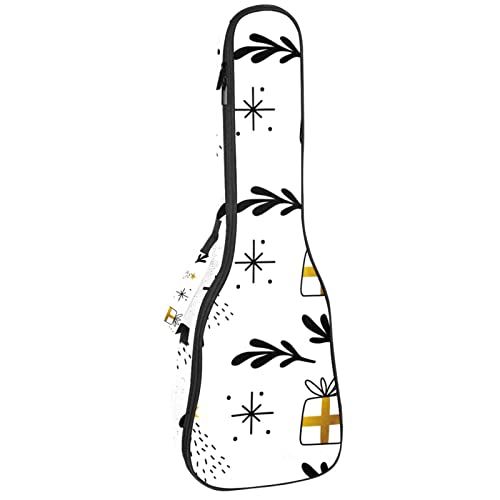 Mersov Tenor Ukelele Gigbag Waterdichte Ukelele Case Gewatteerde Rugzak, Geweldig voor Sopraan Concert (21/23/24") Xmas Gift Boom Patroon