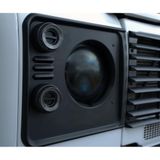 Glohh GL-2 LED Frontlampen compatibel met Landrover 90/110 1983-1990 & Defender (LD) 1990-2016 - Zwart/Smoke (4-delig)