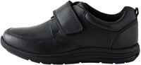 Next Jongens Leren schoolschoenen met 1 klittenbandsluiting Zwart