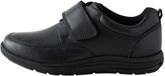 Next Jongens Leren schoolschoenen met 1 klittenbandsluiting Zwart
