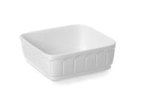 HENDI Vierkante ovenschaal – porselein – 1,1L – thermoshock bestendig – 165x165x65 mm