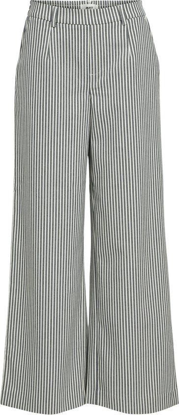 OBJECT Objlisa Wide Pant AOP Noos - Cloud Dancer - W38