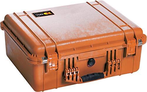Peli 1550 Waterdichte Koffer Voor Complete Dslr-Uitrusting, Objectieven, Drones E.A. Kwetsbaar Apparatuur, Ip67 Water-En Stofdicht, Capaciteit: 33L, Gemaakt In Duitsland, Zonder Schuim, Kleur: Oranje