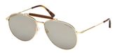 Tom Ford Sean Ft 0536 Lunettes De Soleil Unisexe Acier Pilote Gris 60mm