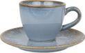 Bonna Sky Snell - Tasse à expresso & soucoupe - 80 cc - Porcelaine - set de 6