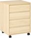 HOMCOM armoire de classement - MDF qualité E1 - 46x40x65cm - bois naturel