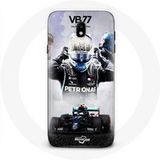 Maniacase Samsung Galaxy S5 Hoesje Formule 1 Valtteri Bottas F1 Racing Driver Zwart