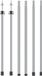 vidaXL Luifelstokken 2 st telescopisch 102-260 cm aluminium