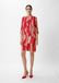 comma - Crêpe jurk met all-over print