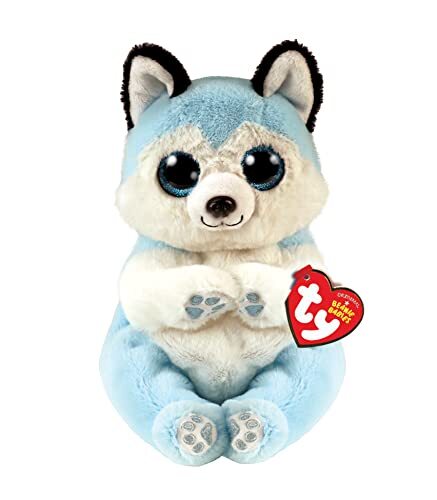 TY - Beanie Baby Blauwe Husky Thunder - 15 CM