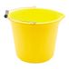 Prodec Robuuste kunststof emmer geel, 14 liter