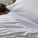 Burrito Blanco | Flanellen katoenen lakens | Bed van 150 tot 160 cm | Design 571 | Kleur blauw