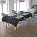Bonamaison Tafelkleed, Anti-Mold, Sneldrogend, Waterdicht, 100% Polyester Tafellaken, Neon groene rook, 140 x 200 Cm