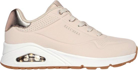 Skechers Uno Golden Air Sneakers Dames Beige Maat 37