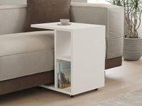 Hanah Home Elegante witte zijtafel, 45 x 50 x 35 cm