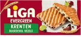 Liga EverGreen Koekjes Krenten - Doos 12 x 225g